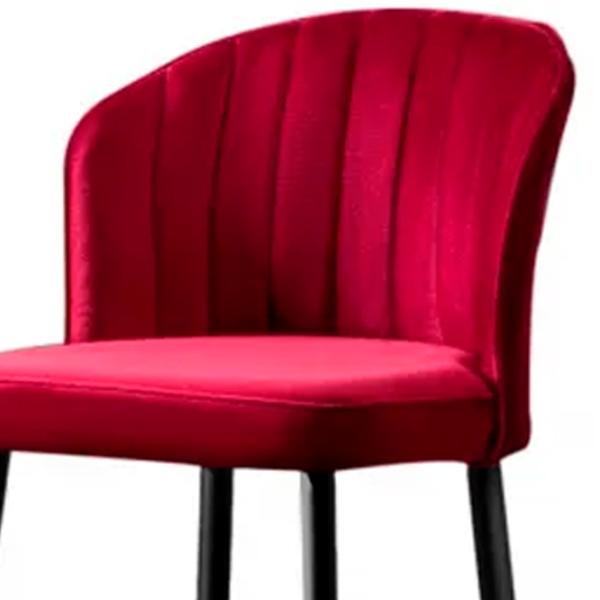 Scaune de bar Trendy Rubi Poliester / Metal / Red photo 3