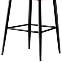 Scaune de bar Trendy Rubi Poliester / Metal / Red photo 4
