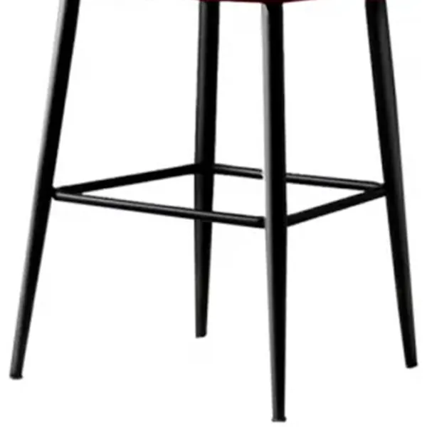 Scaune de bar Trendy Rubi Poliester / Metal / Gray photo 4