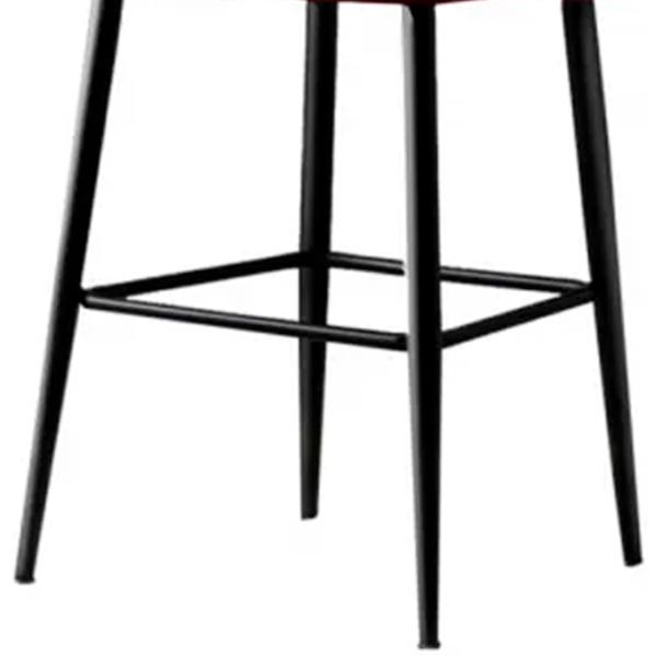 Scaune de bar Trendy Rubi Poliester / Metal / Gray photo 4