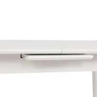 Masă de bucătărie extensibilă Trendy Retro MDF/ White photo 4