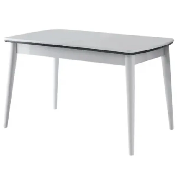 Masă de bucătărie extensibilă Trendy Vega MDF/ White photo 1