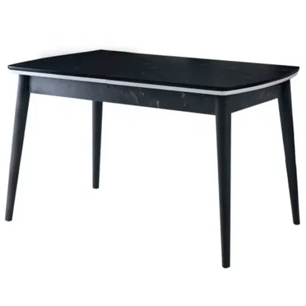 Masă de bucătărie extensibilă Trendy Vega MDF/ Black photo 1