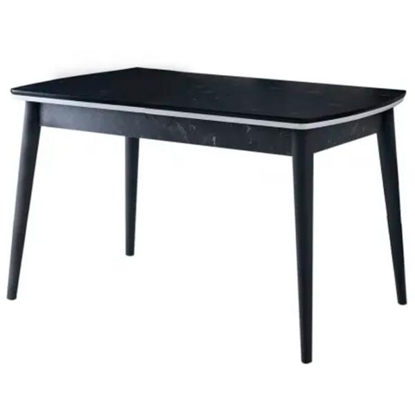 Masă de bucătărie extensibilă Trendy Vega MDF/ Black photo 1