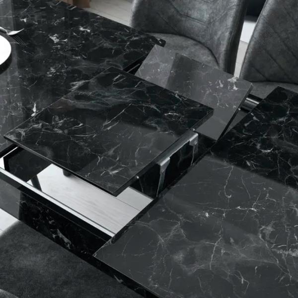 Кухонный стол раскладной Trendy Lotus МДФ/ Antracit photo 3