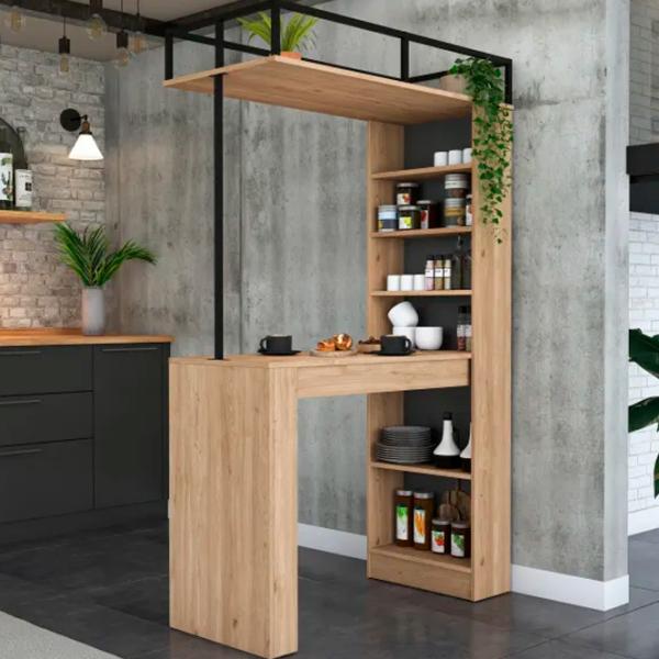 Masă de bucătărie fixă Trendy JA117 PAL melaminat/ Stejar Sonoma photo 4