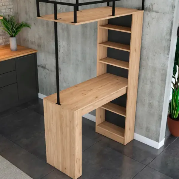 Masă de bucătărie fixă Trendy JA117 PAL melaminat/ Stejar Sonoma photo 6