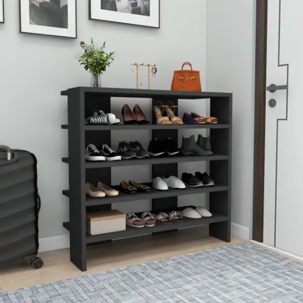 Стеллаж для обуви Trendy Sargel 72 x 75.6 x 31.4см /Anthracite /Антрацит photo 3