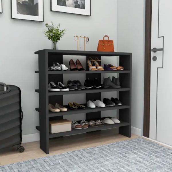 Стеллаж для обуви Trendy Sargel 72 x 75.6 x 31.4см /Anthracite /Антрацит photo 3