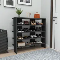 Etajeră pentru încălțăminte Trendy Sargel 72 x 75.6 x 31.4 /Anthracite /Anthracite photo 3