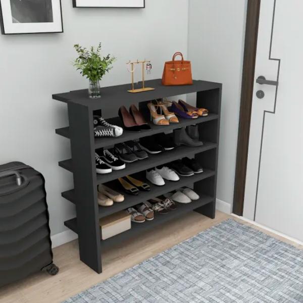Стеллаж для обуви Trendy Sargel 72 x 75.6 x 31.4см /Anthracite /Антрацит photo 4