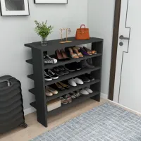 Etajeră pentru încălțăminte Trendy Sargel 72 x 75.6 x 31.4 /Anthracite /Anthracite photo 4