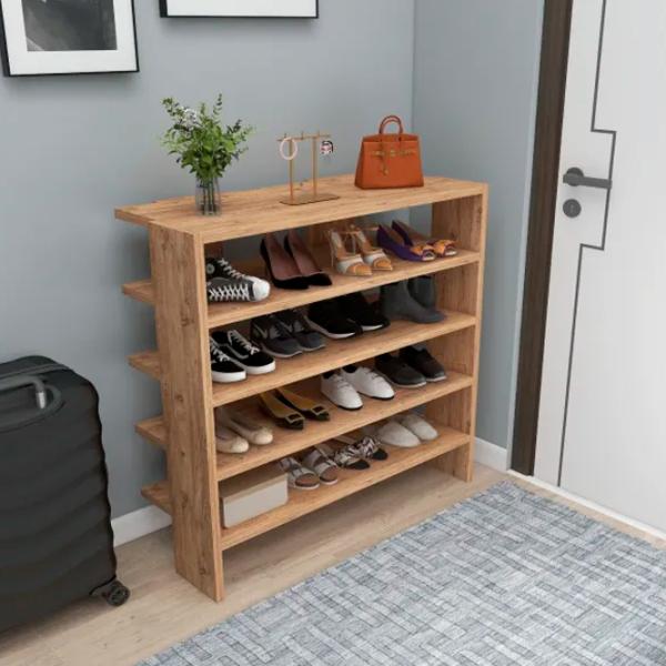 Стеллаж для обуви Trendy Sargel 72 x 75.6 x 31.4см /Atlantic Pine /Сосна photo 4