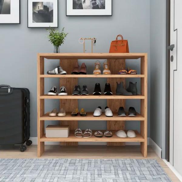 Стеллаж для обуви Trendy Sargel 72 x 75.6 x 31.4см /Atlantic Pine /Сосна photo 5