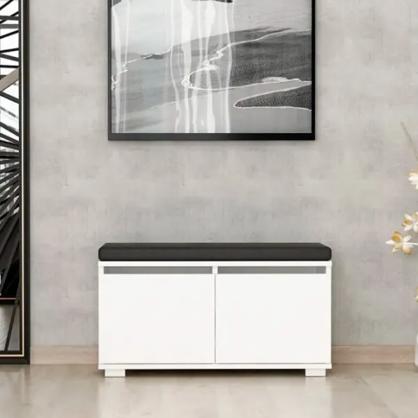 Обувной шкаф Trendy Drago 42 x 80 x 35см /White /Белый photo 5