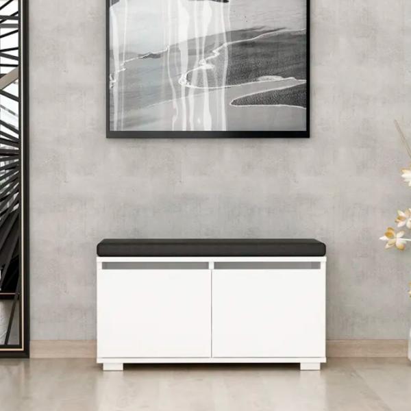Обувной шкаф Trendy Drago 42 x 80 x 35см /White /Белый photo 5
