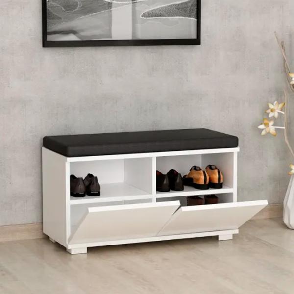 Обувной шкаф Trendy Drago 42 x 80 x 35см /White /Белый photo 6