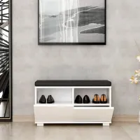 Обувной шкаф Trendy Drago 42 x 80 x 35см /White /Белый photo 7