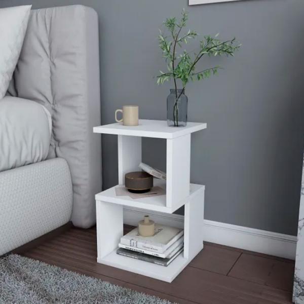 Noptiere Trendy Carter 49.4 x 29.6 x 29.6 / PAL / White photo 5