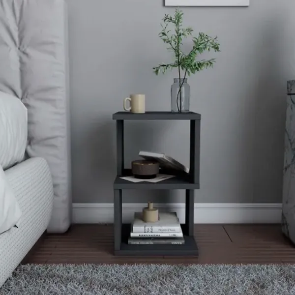Тумбочки Trendy Carter 49.4 x 29.6 x 29.6см / ЛДСП / Антрацит photo 3