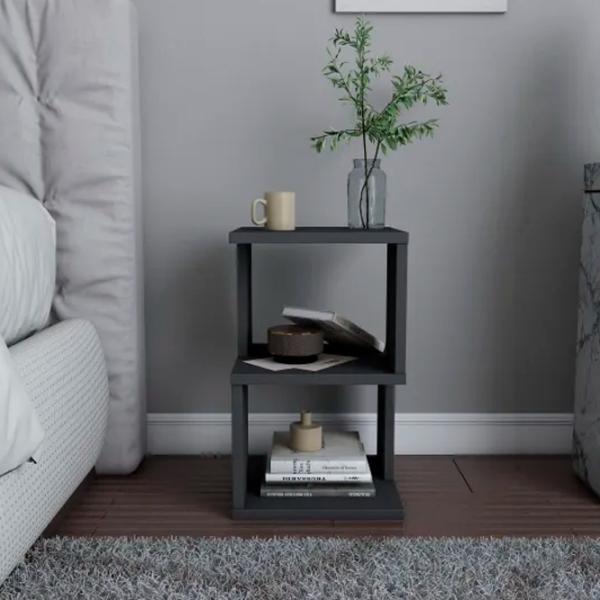 Тумбочки Trendy Carter 49.4 x 29.6 x 29.6см / ЛДСП / Антрацит photo 3