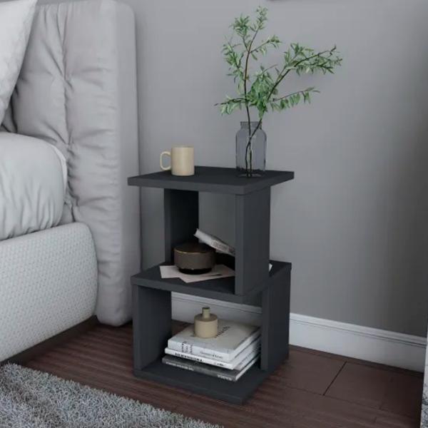 Тумбочки Trendy Carter 49.4 x 29.6 x 29.6см / ЛДСП / Антрацит photo 5