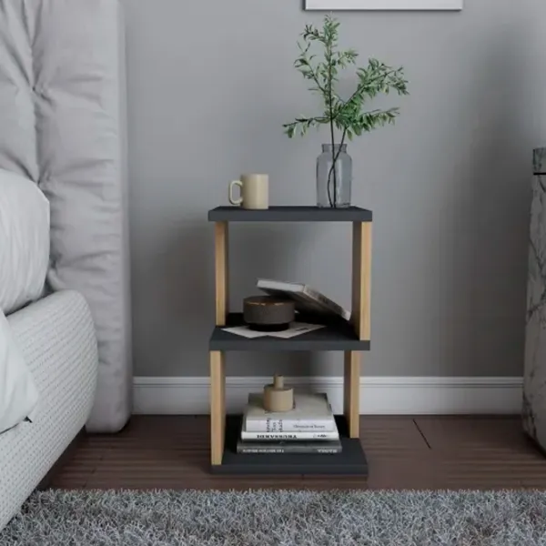 Тумбочки Trendy Carter 49.4 x 29.6 x 29.6см / ЛДСП / Антрацит photo 3
