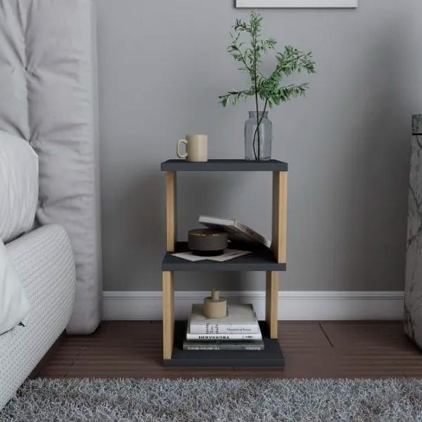 Тумбочки Trendy Carter 49.4 x 29.6 x 29.6см / ЛДСП / Антрацит photo 3