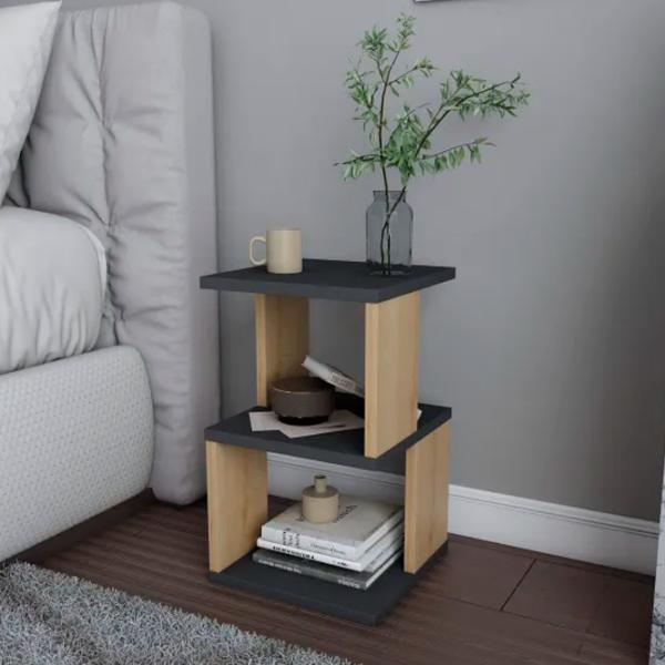 Тумбочки Trendy Carter 49.4 x 29.6 x 29.6см / ЛДСП / Антрацит photo 5