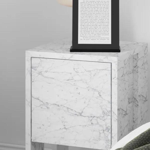 Тумбочки Trendy EMA 55 x 30 x 30см / ДСП меламин / Carrara marble photo 4