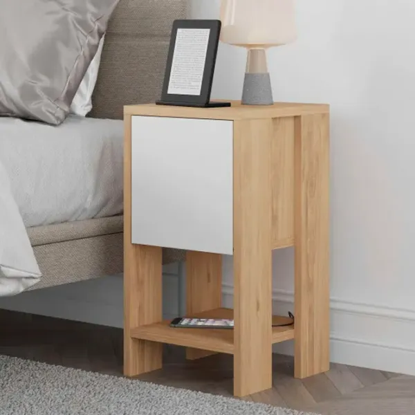 Noptiere Trendy EMA 55 x 30 x 30 / PAL melaminat / Stejar Sonoma photo 3