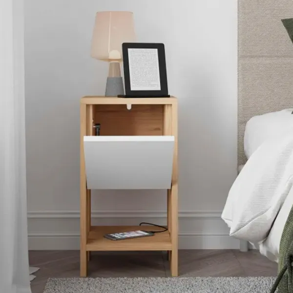 Noptiere Trendy EMA 55 x 30 x 30 / PAL melaminat / Stejar Sonoma photo 5