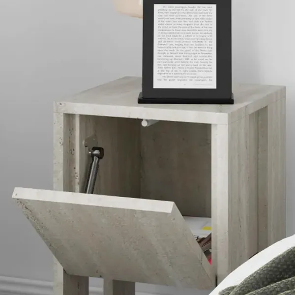Тумбочки Trendy EMA 55 x 30 x 30см / ДСП меламин / Серый photo 5