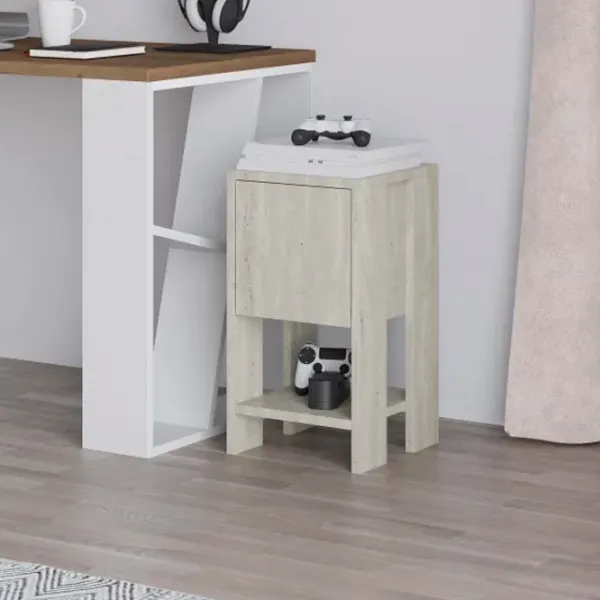 Тумбочки Trendy EMA 55 x 30 x 30см / ДСП меламин / Серый photo 7