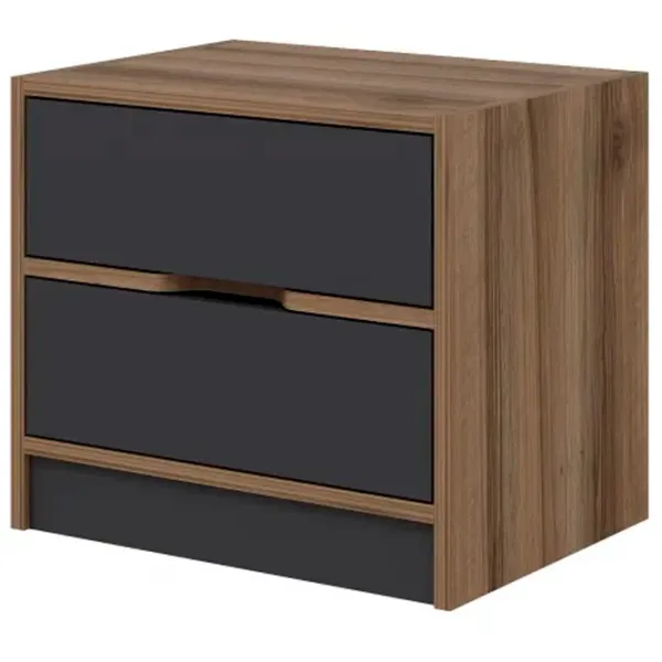 Noptiere Trendy Elina 40 x 54 x 47 / PAL / Brown photo 2