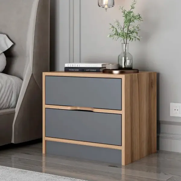 Noptiere Trendy Elina 40 x 54 x 47 / PAL / Brown photo 5
