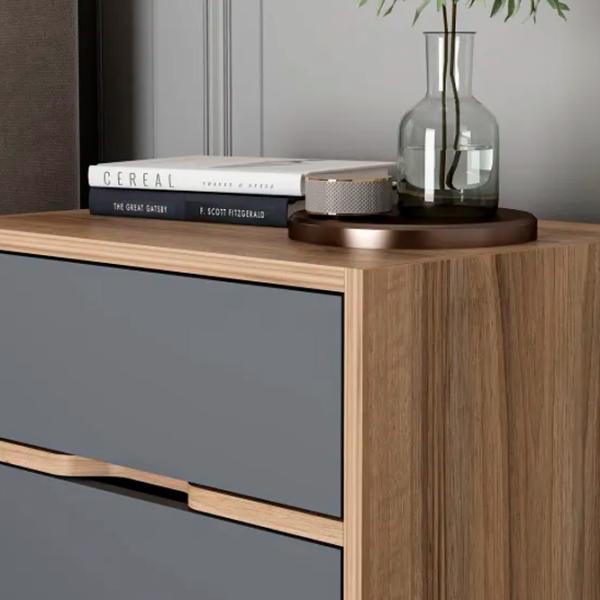 Noptiere Trendy Elina 40 x 54 x 47 / PAL / Brown photo 6