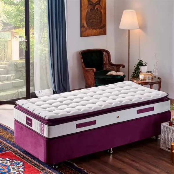 Saltea ortopedică Trendy Purple 160 x 200 cm Înălțimea saltelei: 25 cm photo 3