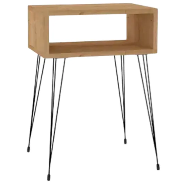 Noptiere Trendy Tenby 63 x 45 x 30 / Metal / Black photo 2