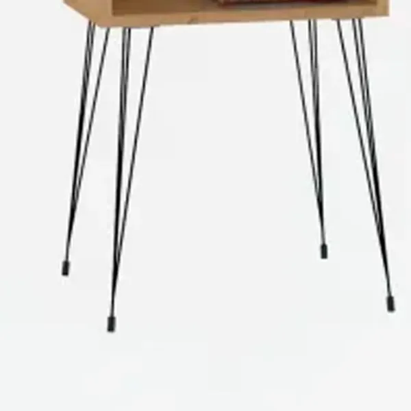 Noptiere Trendy Tenby 63 x 45 x 30 / Metal / Black photo 3