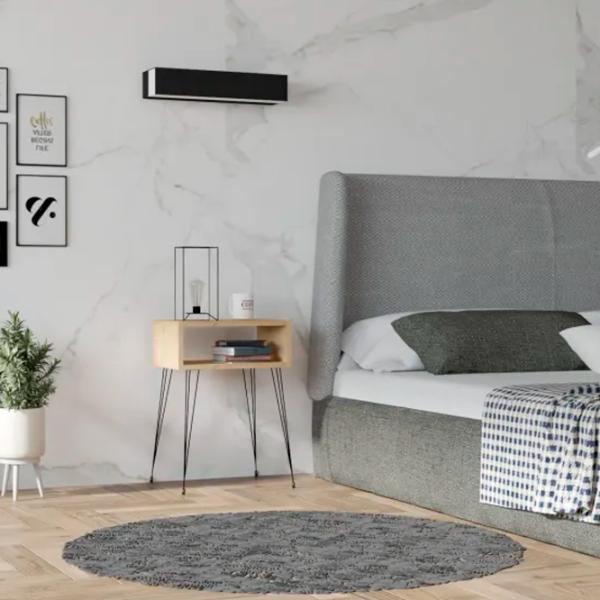 Noptiere Trendy Tenby 63 x 45 x 30 / Metal / Black photo 4