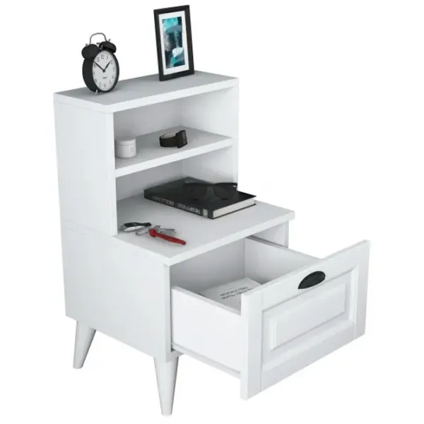 Noptiere Trendy BD105  74 x 45 x 40 / PAL / White photo 2