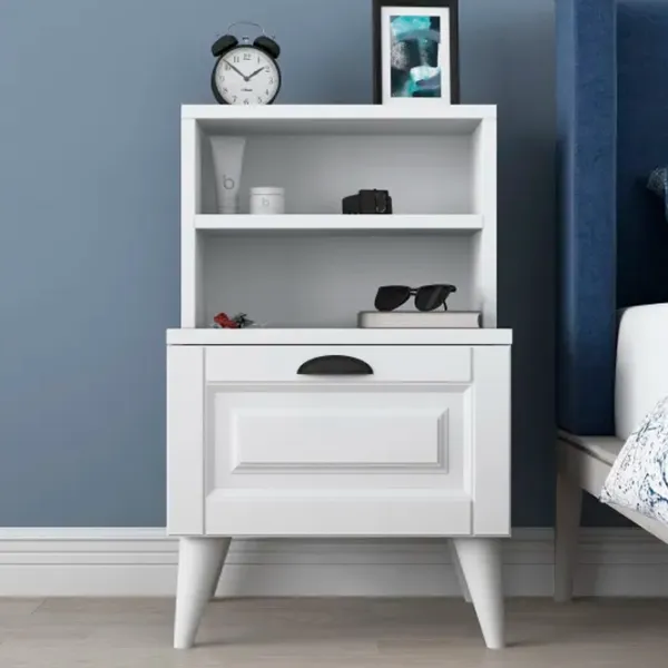 Noptiere Trendy BD105  74 x 45 x 40 / PAL / White photo 4