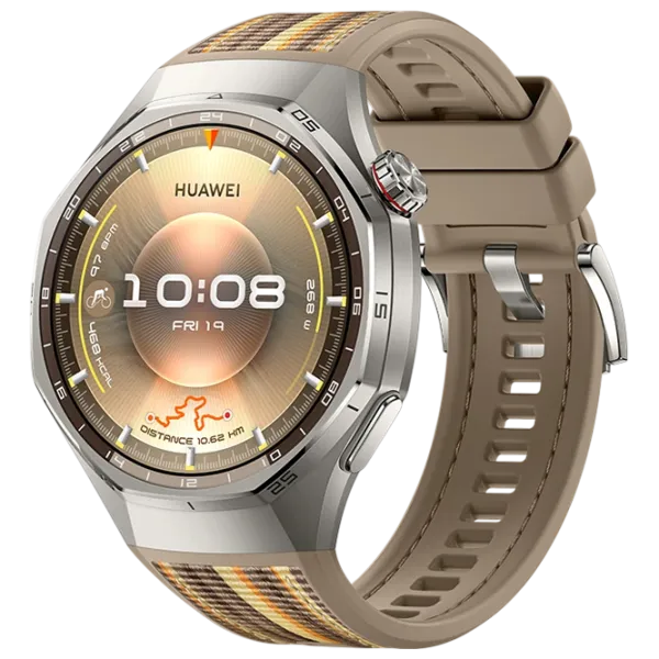 Ceas inteligent Huawei GT 6 Pro  1.47" / 46 mm / Titanium - Brown / VLI-B29 photo 1