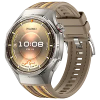 Ceas inteligent Huawei GT 6 Pro  1.47" / 46 mm / Titanium - Brown / VLI-B29