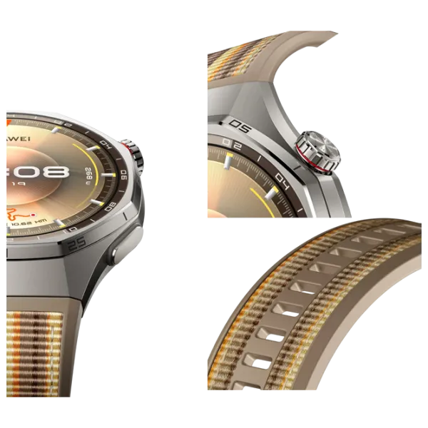 Ceas inteligent Huawei GT 6 Pro  1.47" / 46 mm / Titanium - Brown / VLI-B29 photo 2