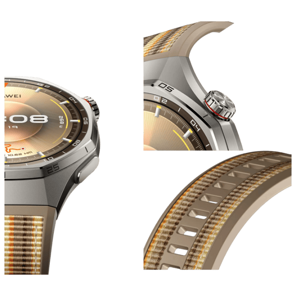 Ceas inteligent Huawei GT 6 Pro  1.47" / 46 mm / Titanium - Brown / VLI-B29 photo 2