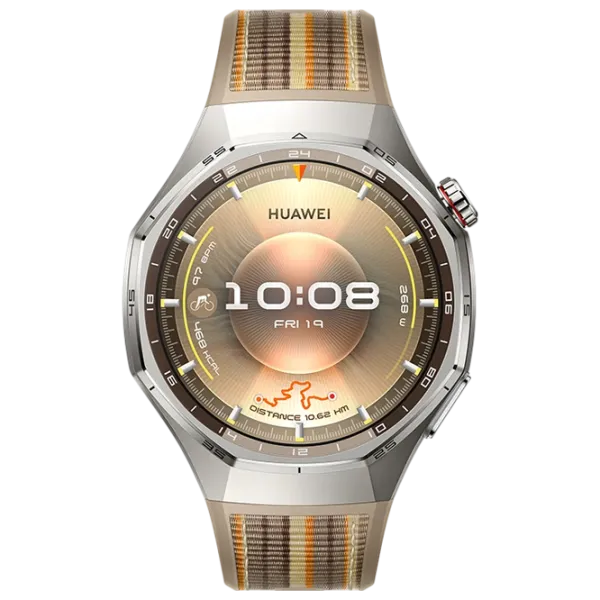 Ceas inteligent Huawei GT 6 Pro  1.47" / 46 mm / Titanium - Brown / VLI-B29 photo 3