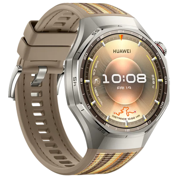 Ceas inteligent Huawei GT 6 Pro  1.47" / 46 mm / Titanium - Brown / VLI-B29 photo 5