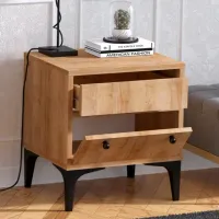 Тумбочки Trendy Orabella 51 x 45 x 40см / Дерево / Дуб Сонома photo 4
